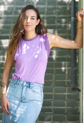Polera Malaga Lila