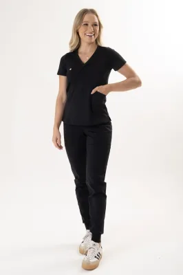 Scrub Tecnológico Feminino Laisa - Negro1
