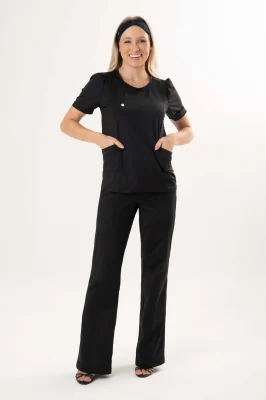 Scrub Femenino Jasmin - Negro2