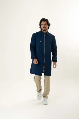 Jaleco Masculino Gabardine Felipe - Azul1