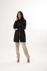 Jaleco Feminino Gabardine Vanessa - Negro