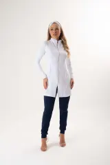 Jaleco Feminino Tecnológico Karol - Blanco