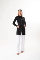 Jaleco Feminino Tecnológico Karol - Negro