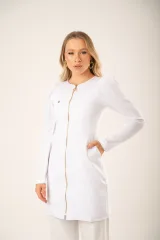 Jaleco Femenino Sublime - Blanco