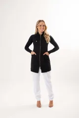 Jaleco Femenino Orquidea - Negro