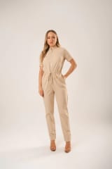 Macacão Íris Sarja - Beige