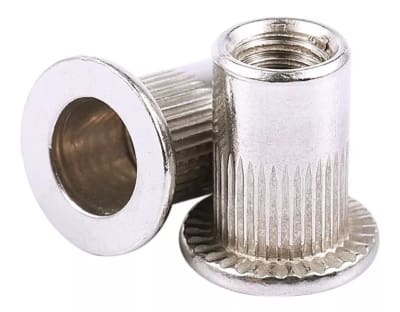 Tuerca Remachable Hilo M4 Fierro Pack 50 Und