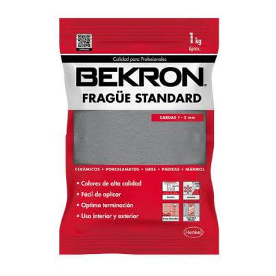 Fragüe Standard Gris1kg Piso Muro Int/exterior Bekron