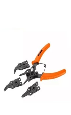 Alicate Pinza Para Anillos Reten 4en1 6pulg 160mm Wokin