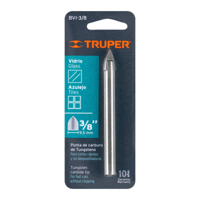 Broca Flecha Para Vidrio 3/8pulg Truper BVI-3/82