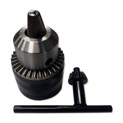 Portabroca Truper 3/8 C/llave Hilo Unf # Bro-3/8n