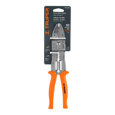 Alicate Pinza Pelacables 10 PuLG Truper