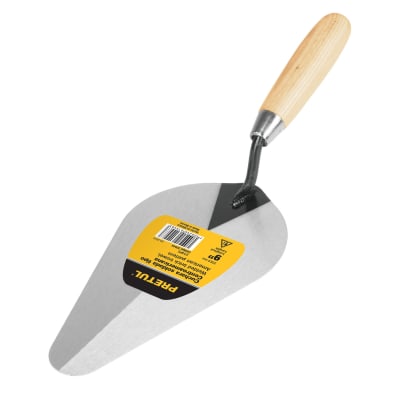 Cuchara Plana Albañil Punta Redonda 6 Soldada Pretul Ct-6pc