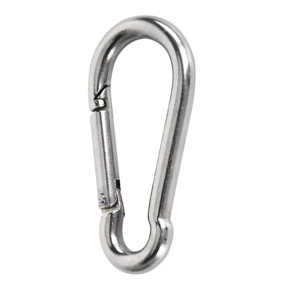 Mosquetón Bombero Multiuso 6x60mm Resistente Pack 5 Unidades