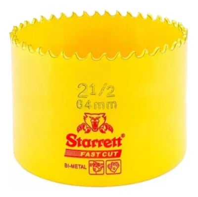 Sierra Copa Bimetal 64mm 2.1/2 Starrett Extra Cobalto