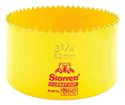 Sierra Copa Bimetal 83mm 3. 1/4  Starrett Extra Cobalto
