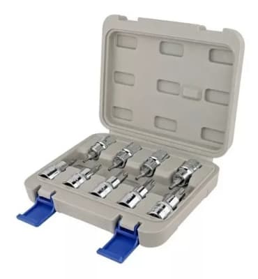 Set De Dados Torx 9pcs Cuadrante De 1/2¨ Irimo