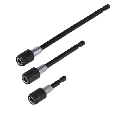 Adaptador Extension Punta Hexgonal Set 3 Und Acople Rapido