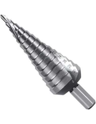 Broca Pino Escalonada 4-32mm Metalica