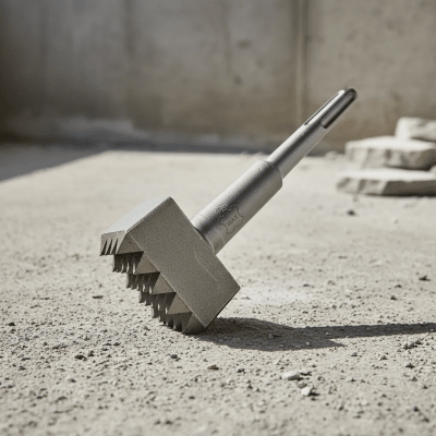 Bujarda 60x60mm Eje Incorporado 24cm Toma Sds-max Punto