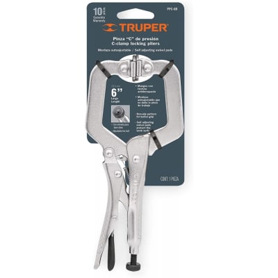 Prensa Caiman Tipo C Alicate Presion 6 Pulgadas Truper1