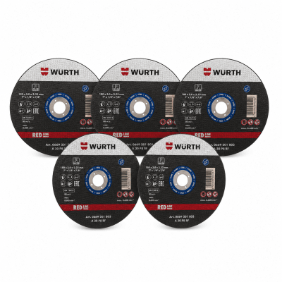 DISCO DE CORTE FIERRO 7*3.0mm WURTH x5 Unidades