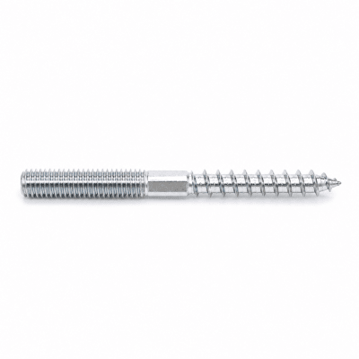 PERNO TORNILLO HILO M8x5/16x80mm + Tarugo nylon 10mm Pack 4 Unidades1
