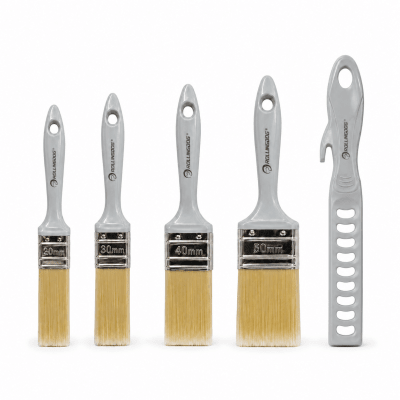 Set De Brochas 5 Piezas Con Mezclador De Pintura Rollingdog