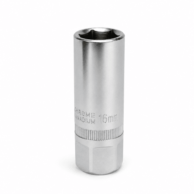 DADO HEXAGONAL  LARGO BUJIA 16mm -5/8 ENCASTRE 1/2