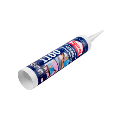 Silicona Agorex 1100 Sellatodo Universal 300ml Negra
