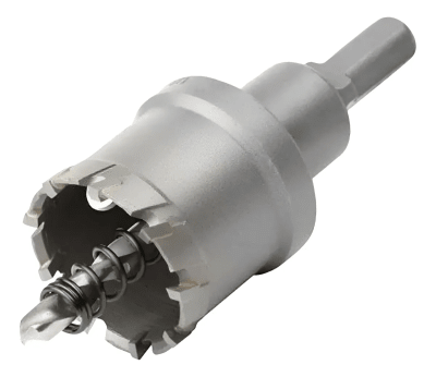 Sierra Copa Metal Inox 22mm Carburo Tungsteno Con Broca Guia