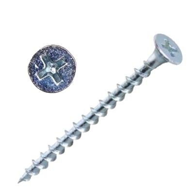 Pack Tornillo Volcanita Crs 6x1 500 Unidades Zincado