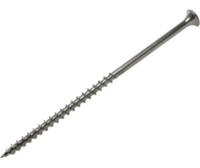 Tornillo Crs 8x4 PuLG Volcanita Rosca Madera Zinc - 500und