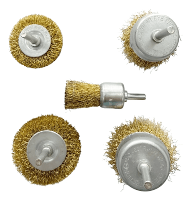 Escobillas Chascon Grata Para Taladro Set 5 Piezas Acero