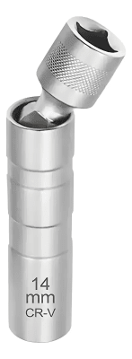 Dado Extractor Bujia Imantado Poligonal Articulado Encastre 3/8