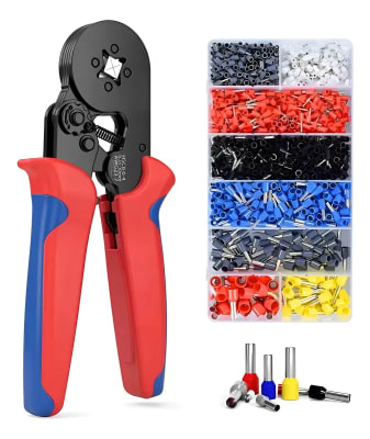ALICATES GENERICOS Set Alicate Crimpador + 1200 Terminales