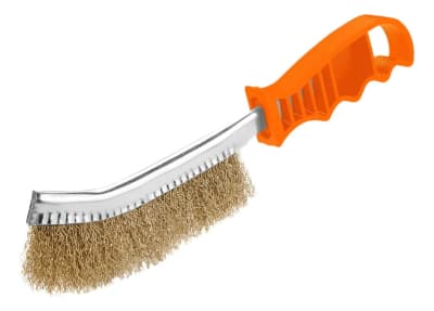 Escobilla De Acero Latonado Anti-chispa 250mm Wokin