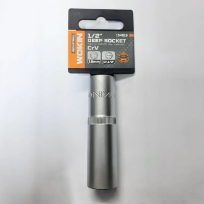 Dado Hexagonal Largo Cuadrante 1/2¨ 15mm Wokin1