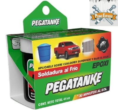 Pegatanke Adhesivo Epoxico Acero Liquido Negro