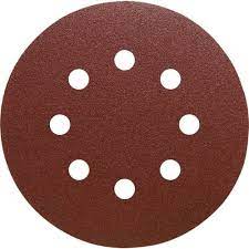 Disco Lija Velcro 7 Pulgadas 180 Mm Set 5 Unidades