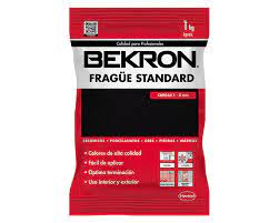 Fragüe Standard Negro 1kg Piso Muro Int/exterior Bekron1