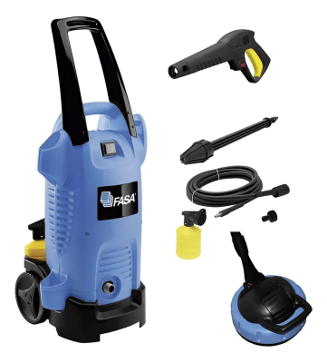 Hidrolavadora De Alta Presión Fasa House 120 + Patio Cleaner Azul Claro 50-60 Hz1