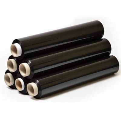 Pack 6 Unidades Film Negro 1.6 Kilos 220 Metros alusa manual embalaje