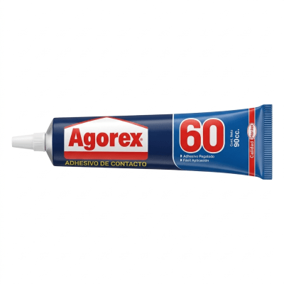 Pegamentos Agorex60 Adhesivo Contacto 90cc Caja Color Ambar
