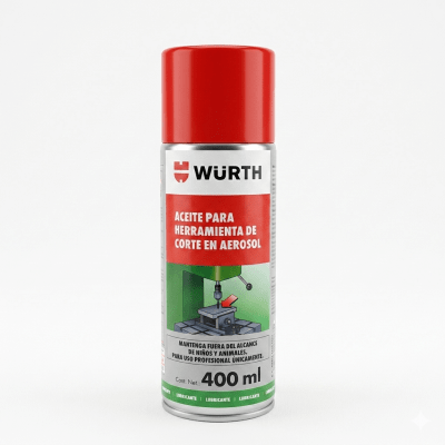 ACEITE DE CORTE Y PERFORACION 400ML WURTH1