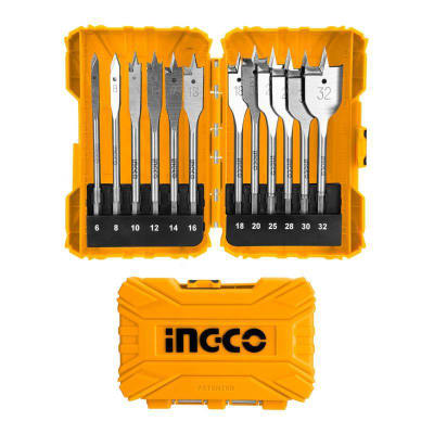Brocas Planas Para Madera Y Pvc Ingco Akdl1201