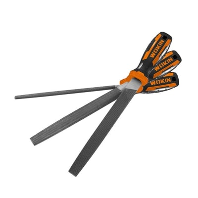 Set de limas para acero 3pcs 8Pulgadas Wokin