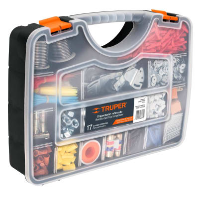 Caja Organizador 17 Compartimentos Reforzado Truper Org-17x