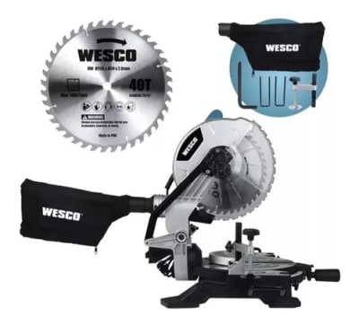 Sierra Ingletadora 1800 Watts Wesco Ws7172