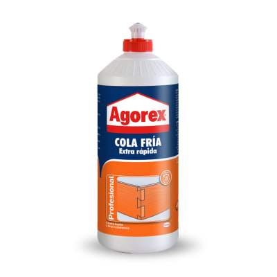 Pegamento Cola Fría Agorex Profesional Pote 1kg Extra Rapida